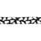 Celebrate It; 1.5" x 10yd. Glow-in-the-Dark Ghosts Wired Pongee Ribbon by Celebrate It®; Category:Halloween Ribbon; Image:4